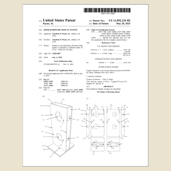 ANSI 161 prep, two hole lockset block, clear coated birch. QTY ...