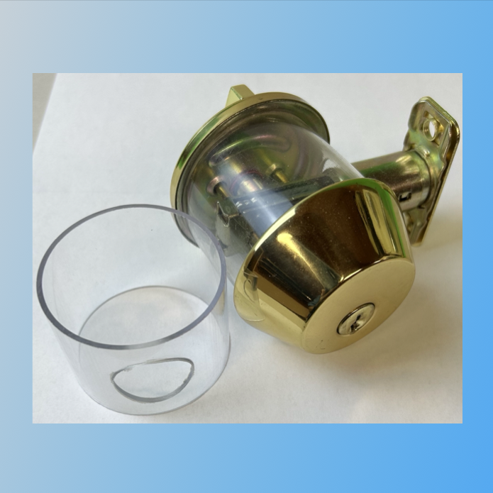 See Thru lock mounting sleeve